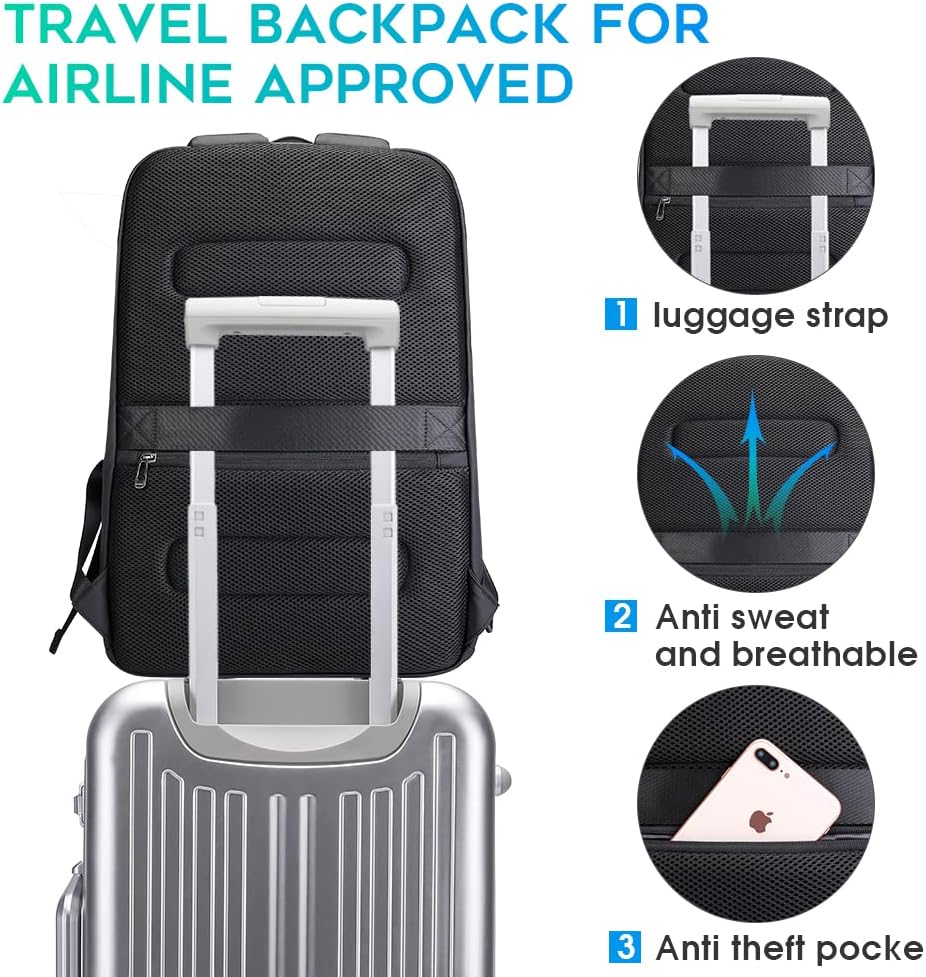 Waterproof Business Backpack w - Laptop Backpack 15.6 recensione e prezzo