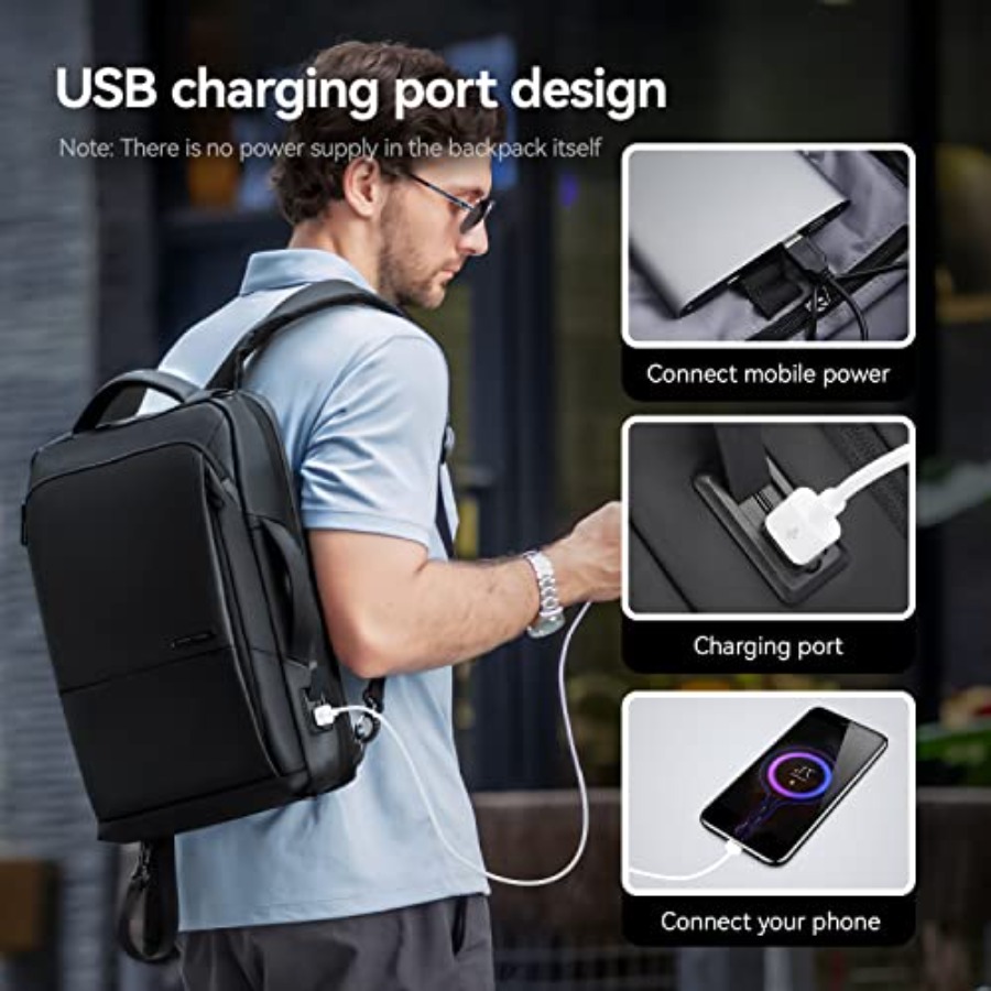 Slim Laptop Backpack for Men,  - Laptop Backpack 15.6 recensione e prezzo