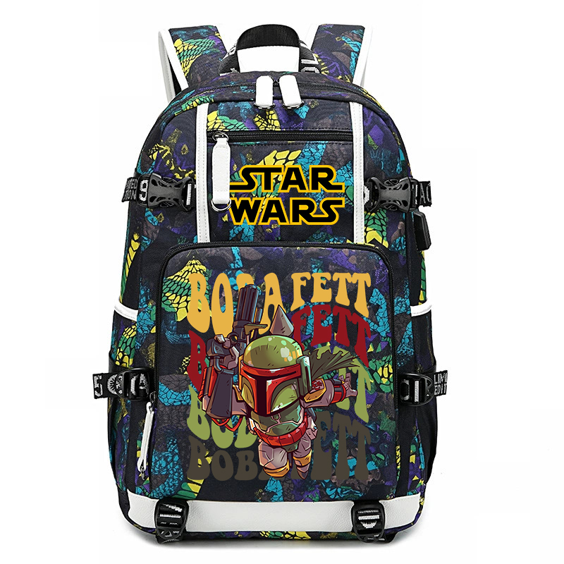 Star Wars Boba Fett Print Stud - School Backpack Teen recensione e prezzo