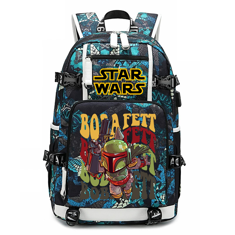 Star Wars Boba Fett Print Stud - School Backpack Teen recensione e prezzo