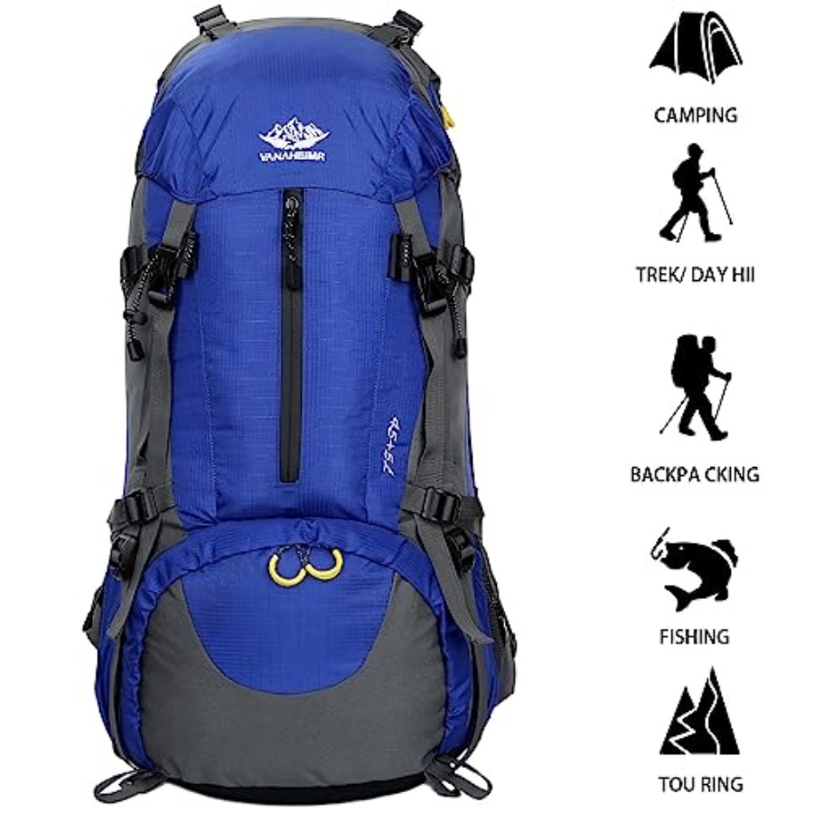 50L Hiking Backpack Men Campin - Rain Cover Backpack recensione e prezzo