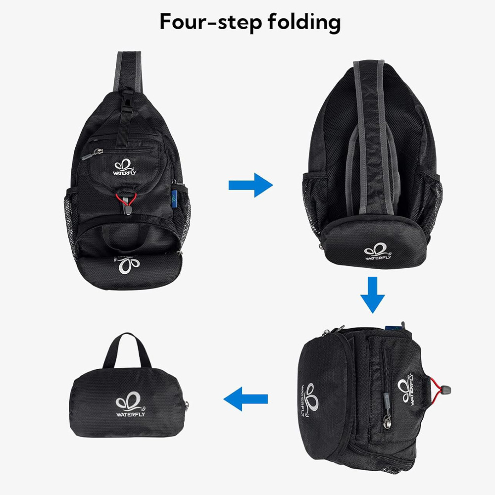 WATERFLY Chest Bag Shoulder Sm - Sling Backpack Shoulder recensione e prezzo