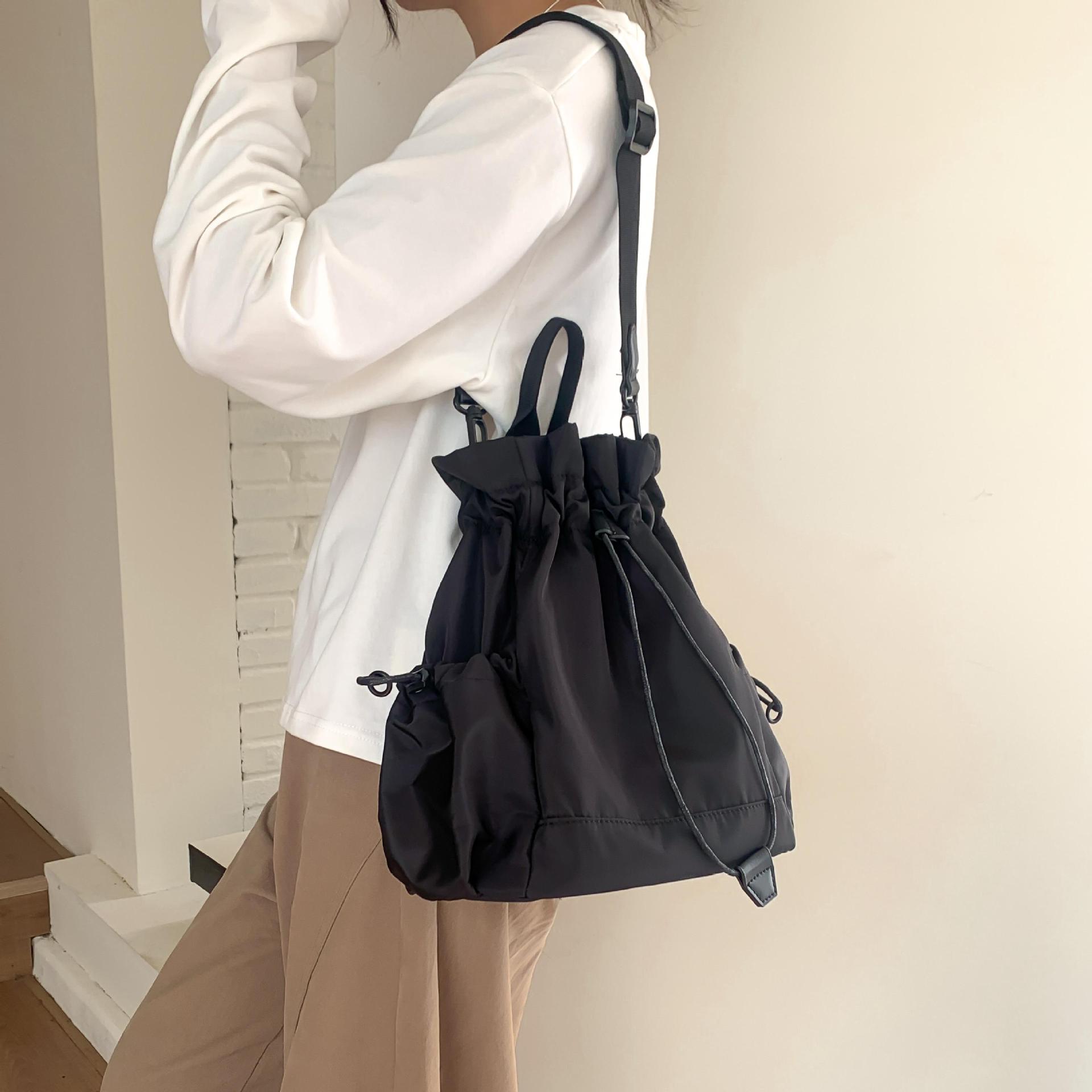 Multi-function Drawstring Buck - Canvas Backpack Casual recensione e prezzo