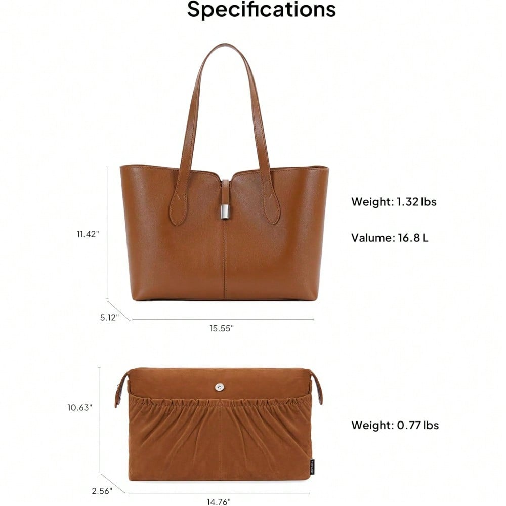 Laptop Tote Bag For Women With - Laptop Sleeve Removable recensione e prezzo