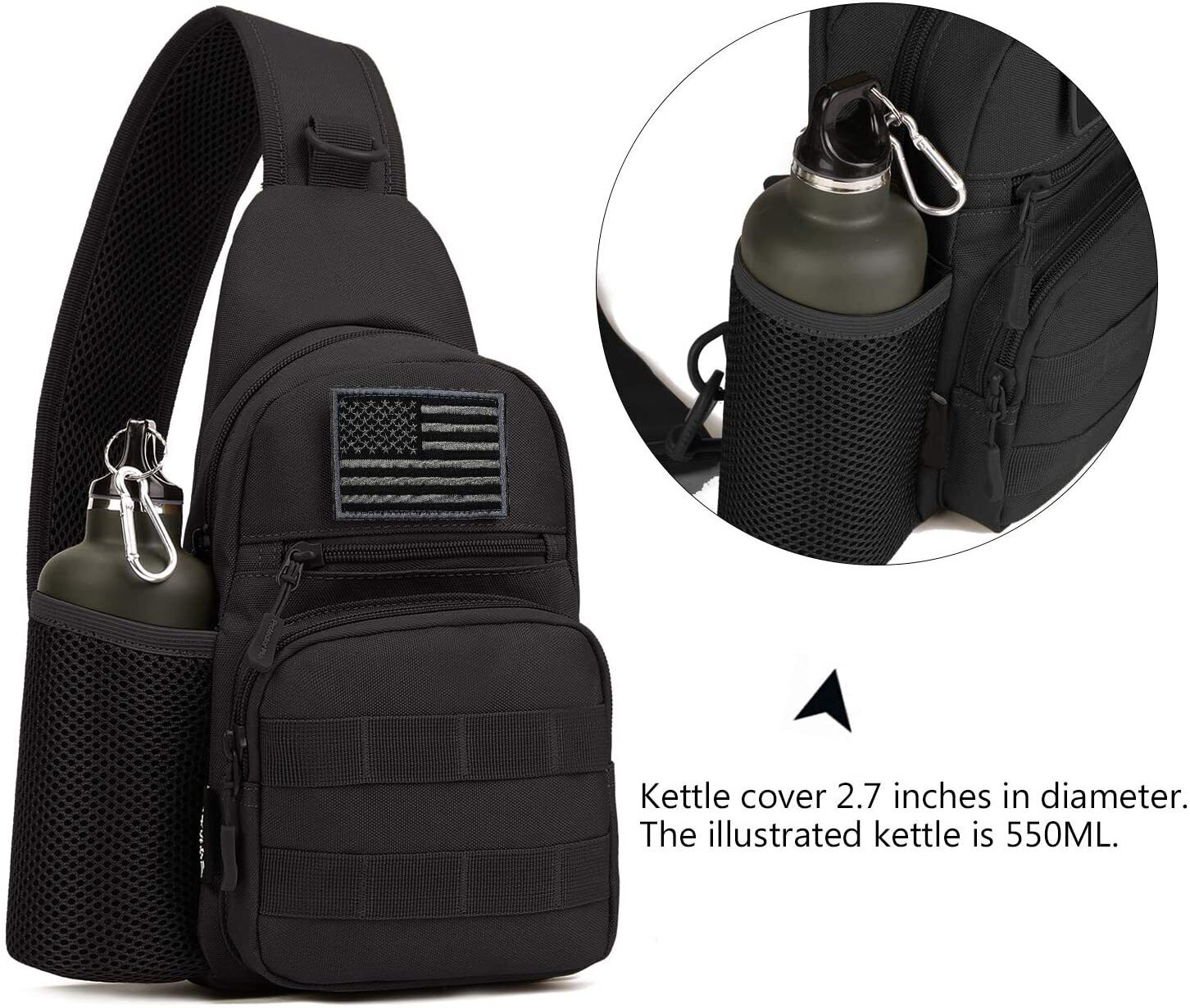 Tactical Sling Crossbody Backp - Sling Backpack Shoulder recensione e prezzo