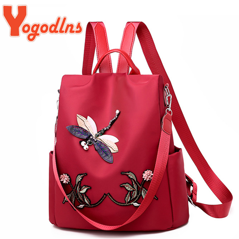 Yogodlns Fashion Embroidery Ba - Fashion Backpack Women recensione e prezzo