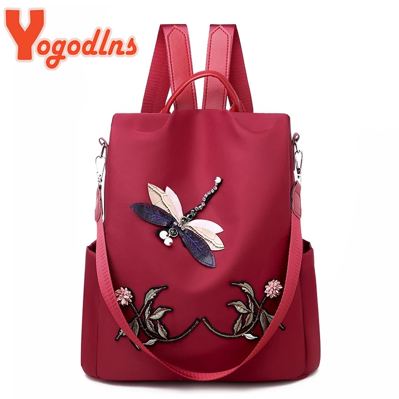 Yogodlns Fashion Embroidery Ba - Fashion Backpack Women recensione e prezzo