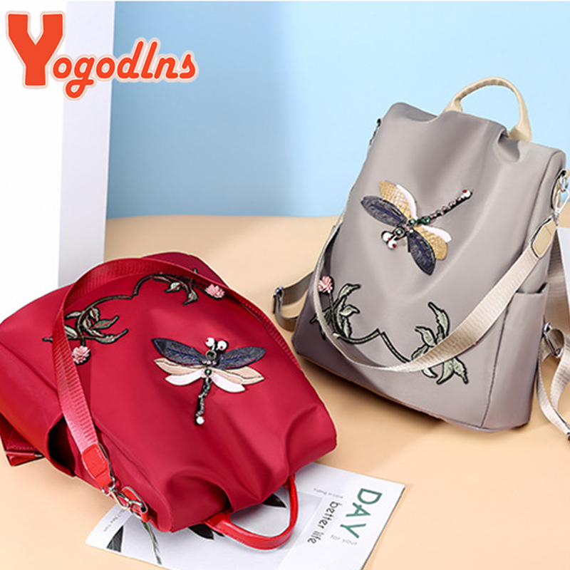 Yogodlns Fashion Embroidery Ba - Fashion Backpack Women recensione e prezzo